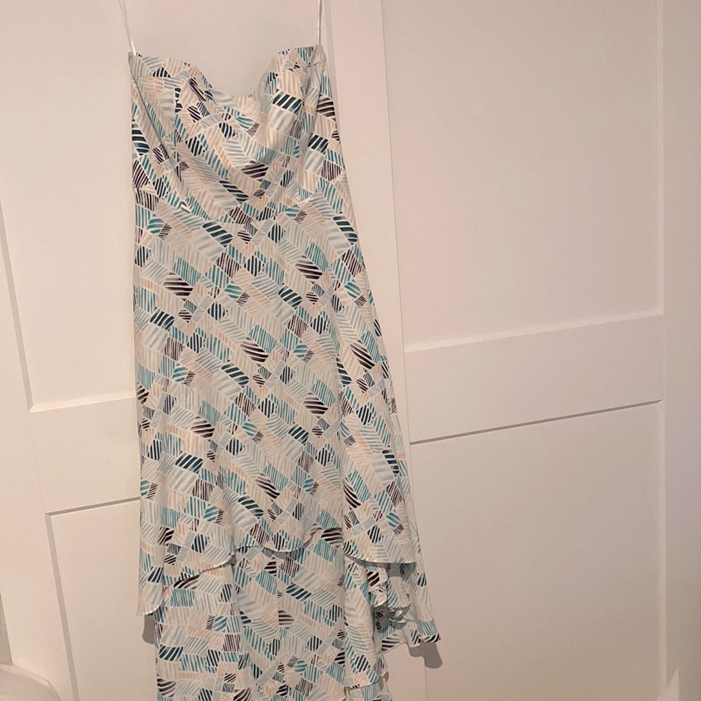 White House black market size 14 strapless dress.